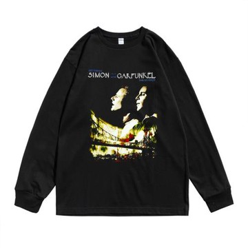 美國男聲雙重唱組合Simon&Garfunkel西蒙和加芬克爾印花長袖T恤