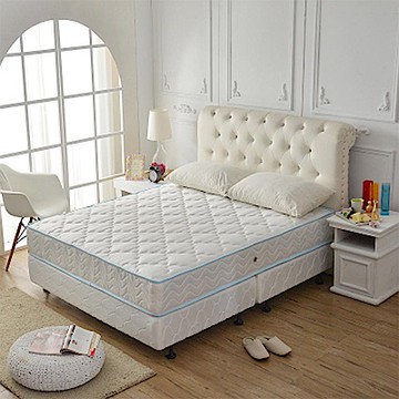 Ally愛麗經典藍 高澎度抗菌防潑水獨立筒床墊 單人3.5尺