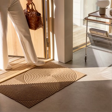 挪威 Heymat 禪室花房 三維落塵墊 木質棕 60 x 90