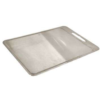 REQIR 不鏽鋼304PP雙面砧板  23 x 34 x 1.5cm  1個  銀色