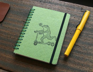 A6 環裝筆記本 青蛙君