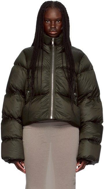 Rick Owens 绿色 Porterville Turtle 羽绒夹克