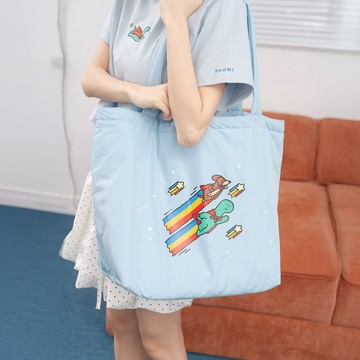 QUEENSHOP_ S 女裝 JOGUMAN超人鋪棉包包【06070441】