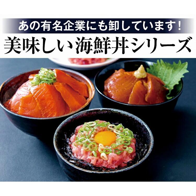 大人気の海鮮丼をどっさり★海鮮丼詰合せ計１５食 （マグロ漬け3p・ネギトロ3P サーモンネギトロ3p トロサーモン3p イカサーモン3P）