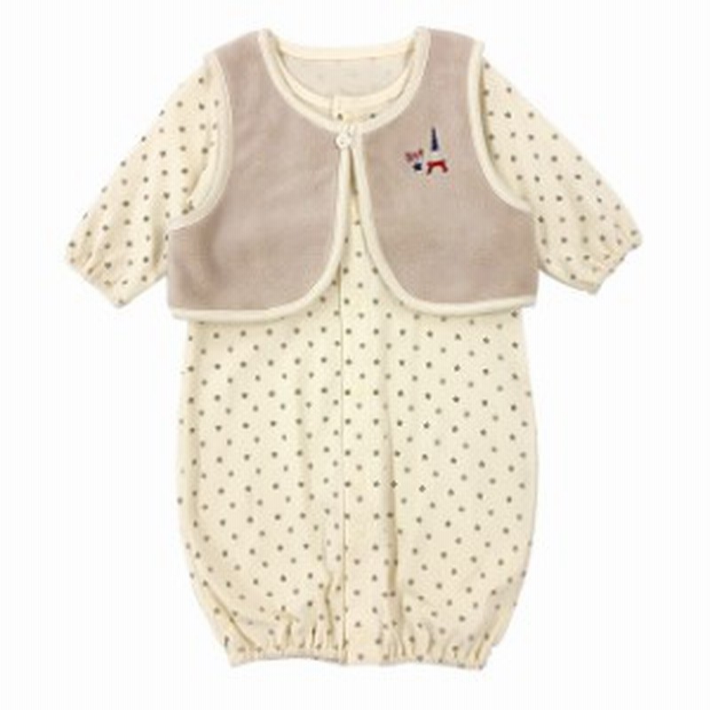 ベビー服 赤ちゃん 服 ベビー 新生児ツーウェイオール ドレス カバーオール ベスト 冬生まれ 新生児 50 60 ベスト付き新生児ツーウェイオ 通販 Lineポイント最大1 0 Get Lineショッピング
