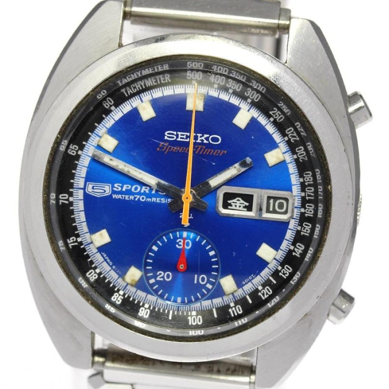 SEIKO】セイコー 5スポーツ スピードタイマー クロノグラフ 6139-6010