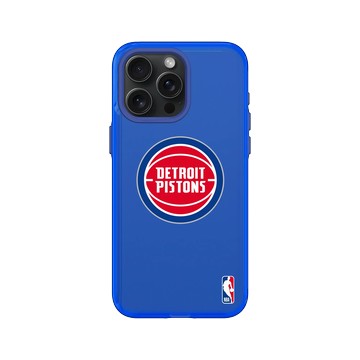 iPhone 15 Pro Max Clear 激光藍 - NBA - Logo-底特律活塞 Detroit Pistons