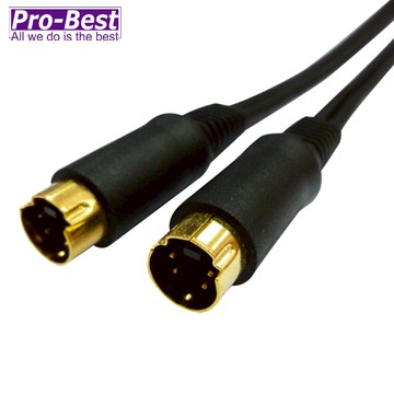 PRO-BEST S端子公/S端子公 轉接線1M