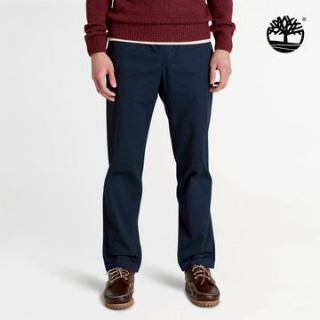 【網路限定】男款深寶石藍休閒長褲|A6C3R433