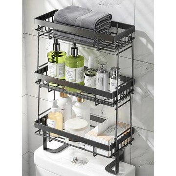 馬桶置物架上方衛生間免打孔浴室廁所洗手間用品儲物架子收納神器