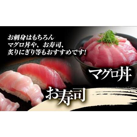 ふるさと納税 プレミア和歌山認証品 本マグロ（養殖）トロ＆赤身セット　500g 和歌山県上富田町