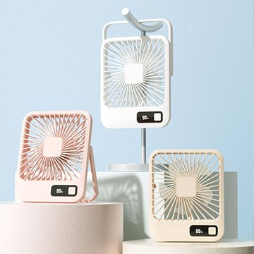 【蝦米良品】超實用！多功能  極巅2合1風扇 掛扇＋桌用 外出攜帶迷你充電風扇 USB風扇 小風扇 宿舍 辦公室
