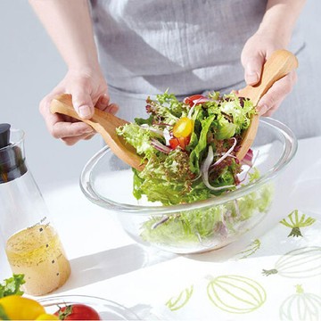 iwaki日本品牌耐熱玻璃微波調理碗-2.5l-2入