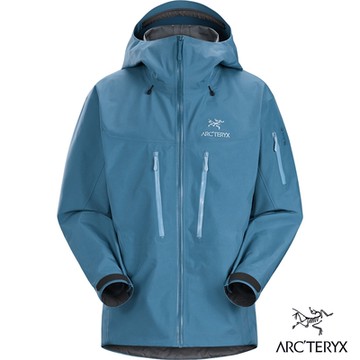 【Arcteryx 始祖鳥官方直營】男 Alpha SV 防水外套 寧靜綠