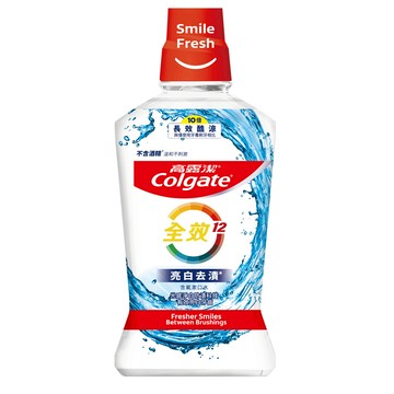 高露潔全效亮白去漬漱口水500ml