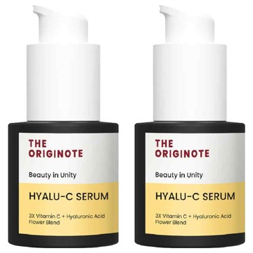 The Originote HYALU-C SERUM 3X 維生素C+玻尿酸 花卉混合精華液  20ml  2瓶
