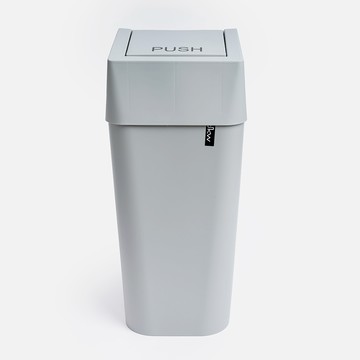 泰國DKW 搖蓋垃圾桶 18L 灰色