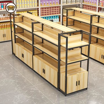 店長推薦 免運 貨架 展示架 置物架 超商貨架 便利店貨架 超市貨架置物架多層展示柜文具店便利店中島柜展示柜雙面零食架工廠直銷/開立發票 售後保障 j110