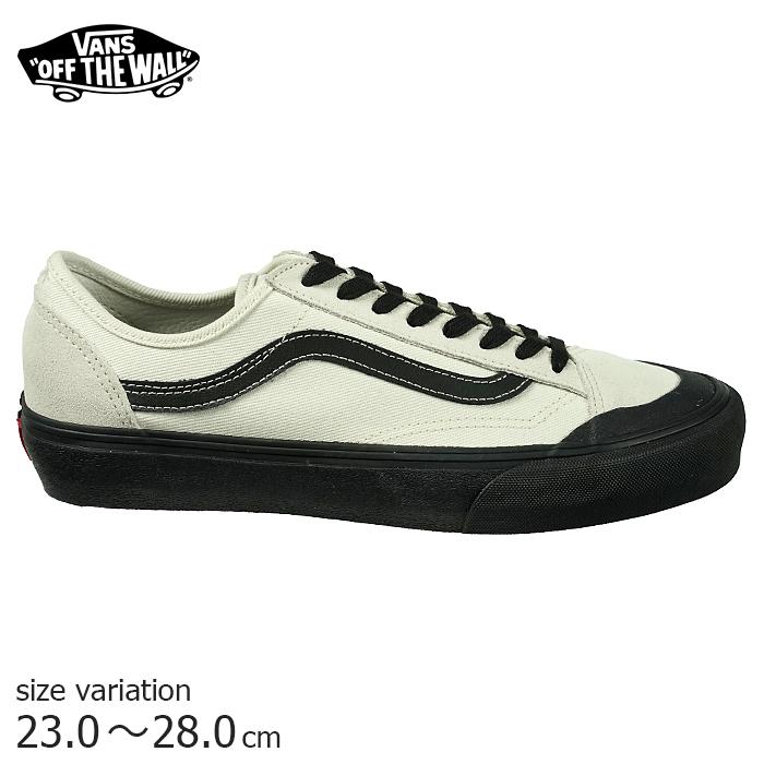 VANS STYLE 36 DECON SF MARSHMLLOW/BLACK バンズ スケート スニーカー