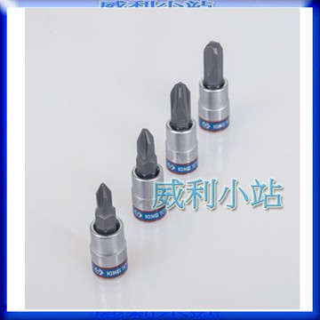 【威利小站】 KING TONY 2031 2分 兩分 1/4" 手動十字 凸頭套筒 凸型套筒 凸套筒 起子頭套筒