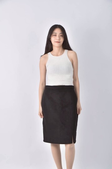 (M) bring質感黑色短裙