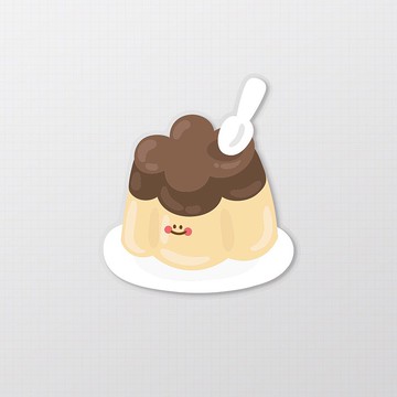 焦糖布丁/HAppiNess/車貼、貼紙 SunBrother孫氏兄弟