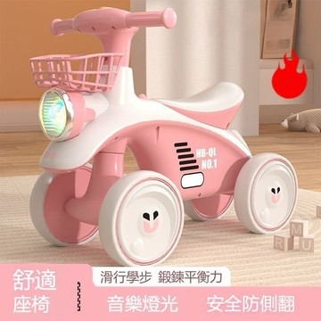【帶車筐】兒童平衡車 2一6歲小孩扭扭車 溜溜車 學滑步車 滑行車