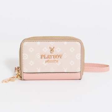 PLAYBOY - 零錢包附手挽帶 BALLERINA芭蕾兔系列 - 杏色/531-0114-26-1