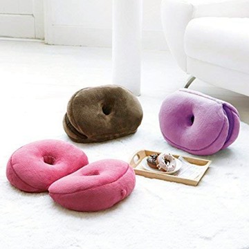 【日本COGIT】暖心同事禮-上班族人氣商品 貝果V型 美臀瑜珈美體坐墊 坐姿矯正美尻美臀墊(多用款)