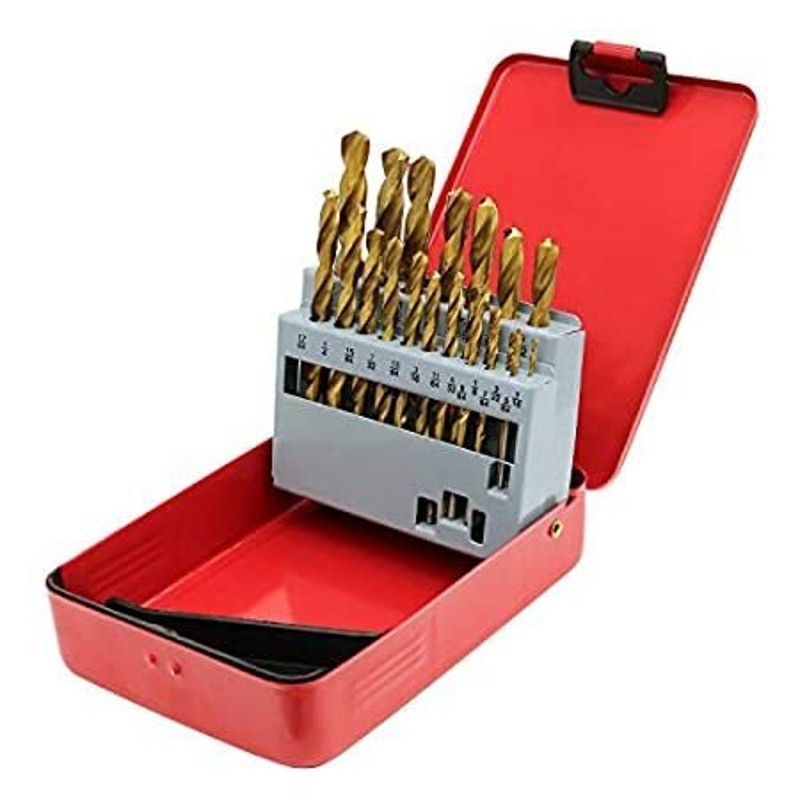 Monster  Master Titanium Plated Drill Bit Set, 21-Piece, High-Speed Steel  LINEショッピング