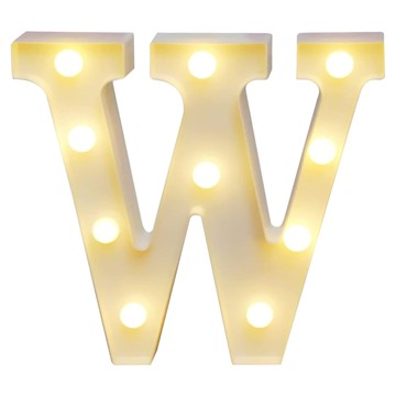生活King 字母裝飾燈 LED燈珠 高約22CM 寬約18-23CM 電池供電  W 暖白色