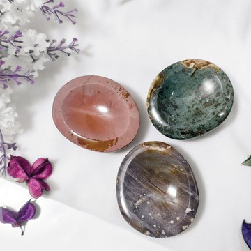 頂級 海洋碧玉 稀有色 石碟 石盤 收納 紙鎮 收藏 擺件 單品 禮物