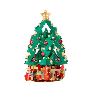 【GIFTME5台灣現貨】聖誕卡片 聖誕賀卡 立體卡片 3D卡片 聖誕節 聖誕小卡 耶誕賀卡 交換禮物 聖誕樹卡片 送禮