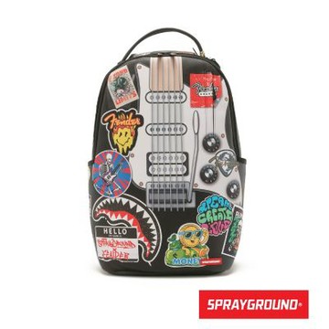 SPRAYGROUND-FENDER吉他大容量後背包-黑色