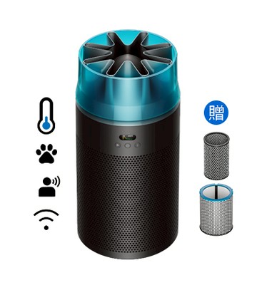 【全新上市】Dyson HushJet™ Purifier Compact 噴射氣流空氣清淨機 HJ10 (冰川藍)