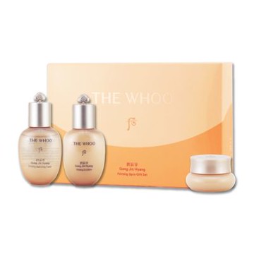 (即期品)Whoo 后 拱辰享彈力保養3件組（滋養液 20ml+清潤乳 20ml+清潤霜 4ml）（效期至2027年05月）