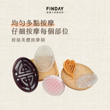 ﹝FINDAY﹞美體經絡刷【現貨】｜精油刷、經絡刷、美體按摩刷、經絡按摩、腿按摩、美胸刷、身體按摩刷、橘皮、水腫刮痧