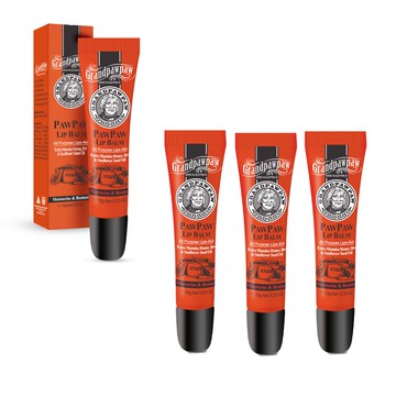 【澳洲 Grandpawpaw】木瓜護唇膏含曼努考蜂蜜葵花籽油(4 入組 10g/條)