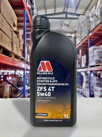 【4%點數】『油工廠』MILLERS 米勒 ZFS 4T 5w40 全合成機油 MA2 檔車 高性能 #8445【樂天APP下單限定】