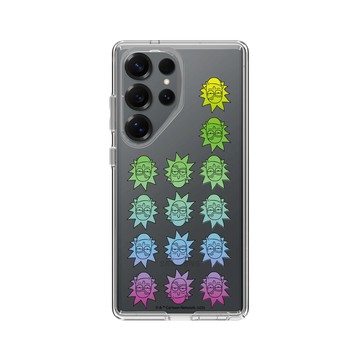 Galaxy S25 Ultra Clear 透明 - 瑞克和莫蒂 Rick and Morty - 漸變瑞克