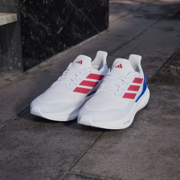 慢跑鞋 Pureboost 5 男鞋 女鞋 白 紅 藍 緩震 反光 運動鞋 愛迪達 JI0306