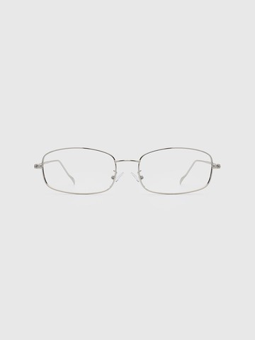 Stainless Steel Blue Light Blocking Eyewear [Silver]