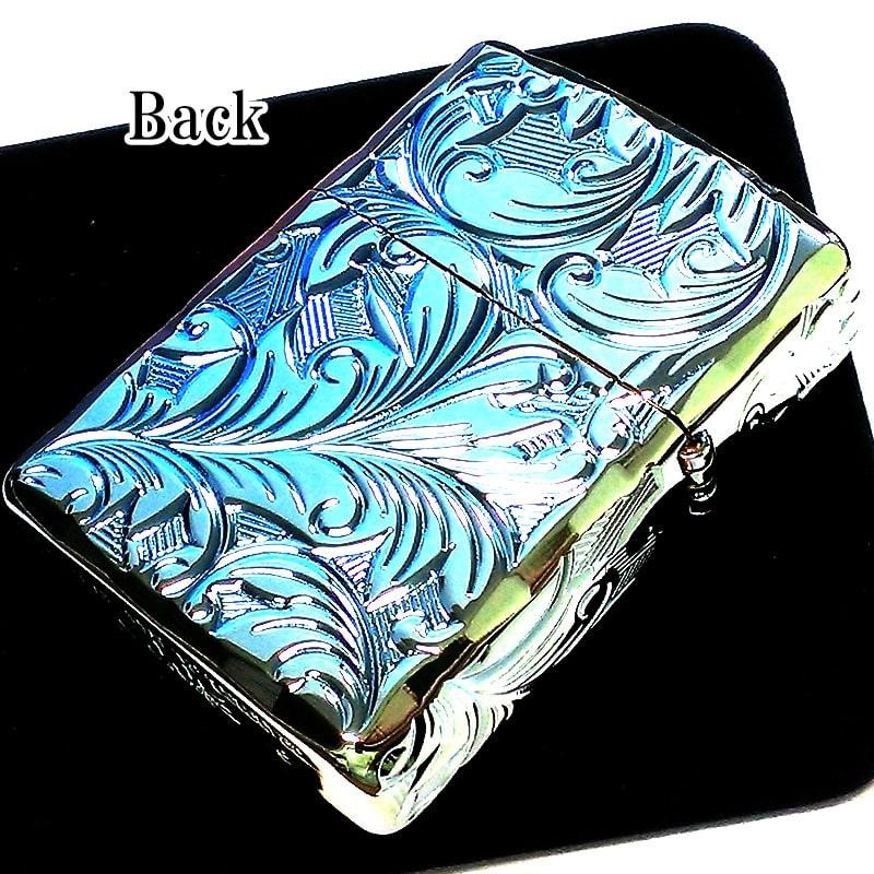 ZIPPO アーマー ジッポ ライター 5面立体彫刻 唐草 リーフ