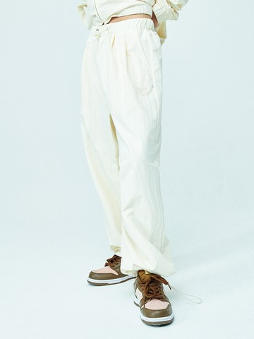 Plain Signature Logo Nylon Two Way Pants