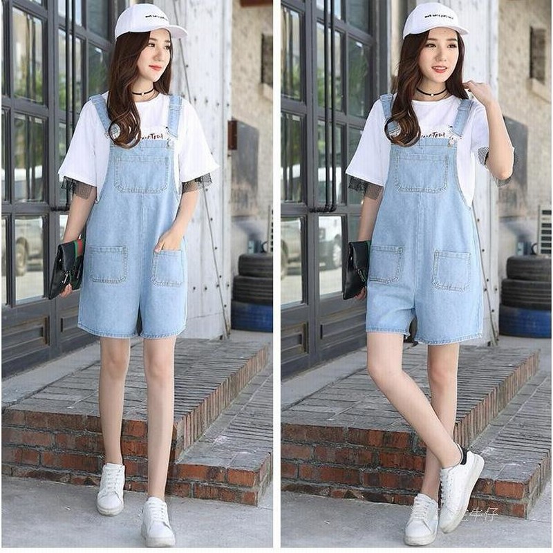 レディース ボトムス サロペット オーバーオール ショートパンツ カジュアル デニム ポケット おしゃれ Good Clothes 通販  LINEポイント最大0.5%GET LINEショッピング