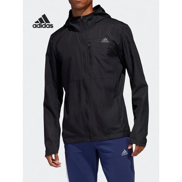 Adidas/阿迪達斯官方正品男子反光連帽訓練運動茄克外套 FL6964