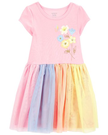 Baby Floral Jersey Tutu Dress