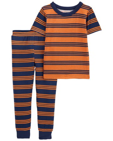 Baby 2-Piece Striped LENZING™ ECOVERO™ PJs