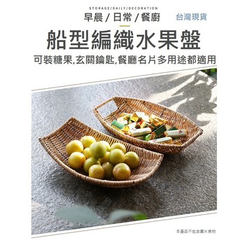 【台灣現貨】防水編織籃 糖果盤 糖果籃 編織籃 盤子 水果盤 早餐籃 水果籃 仿籐編 玄關收納 果籃 收納筐 收納籃 盤