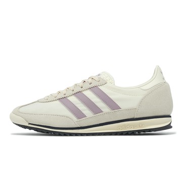 adidas 休閒鞋 SL 72 OG W 女鞋 卡其 紫 麂皮 復古 拼接 愛迪達 IE3428